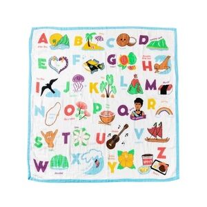 NWT coco moon Hawaiian alphabet quilt